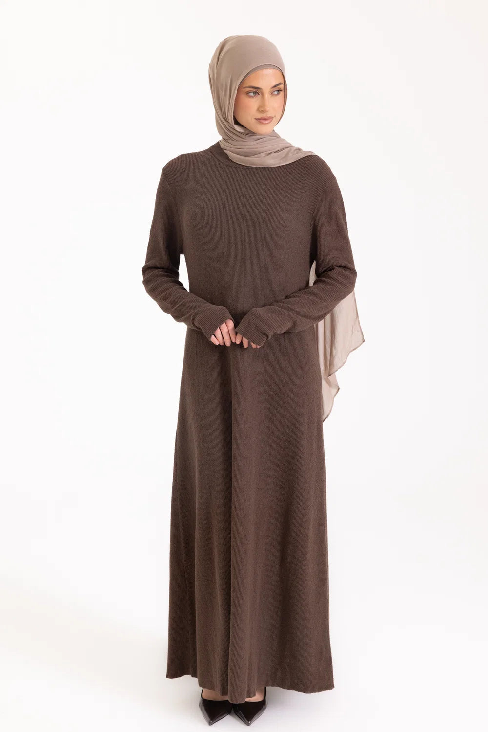 Robe Maxi Maille Texturée