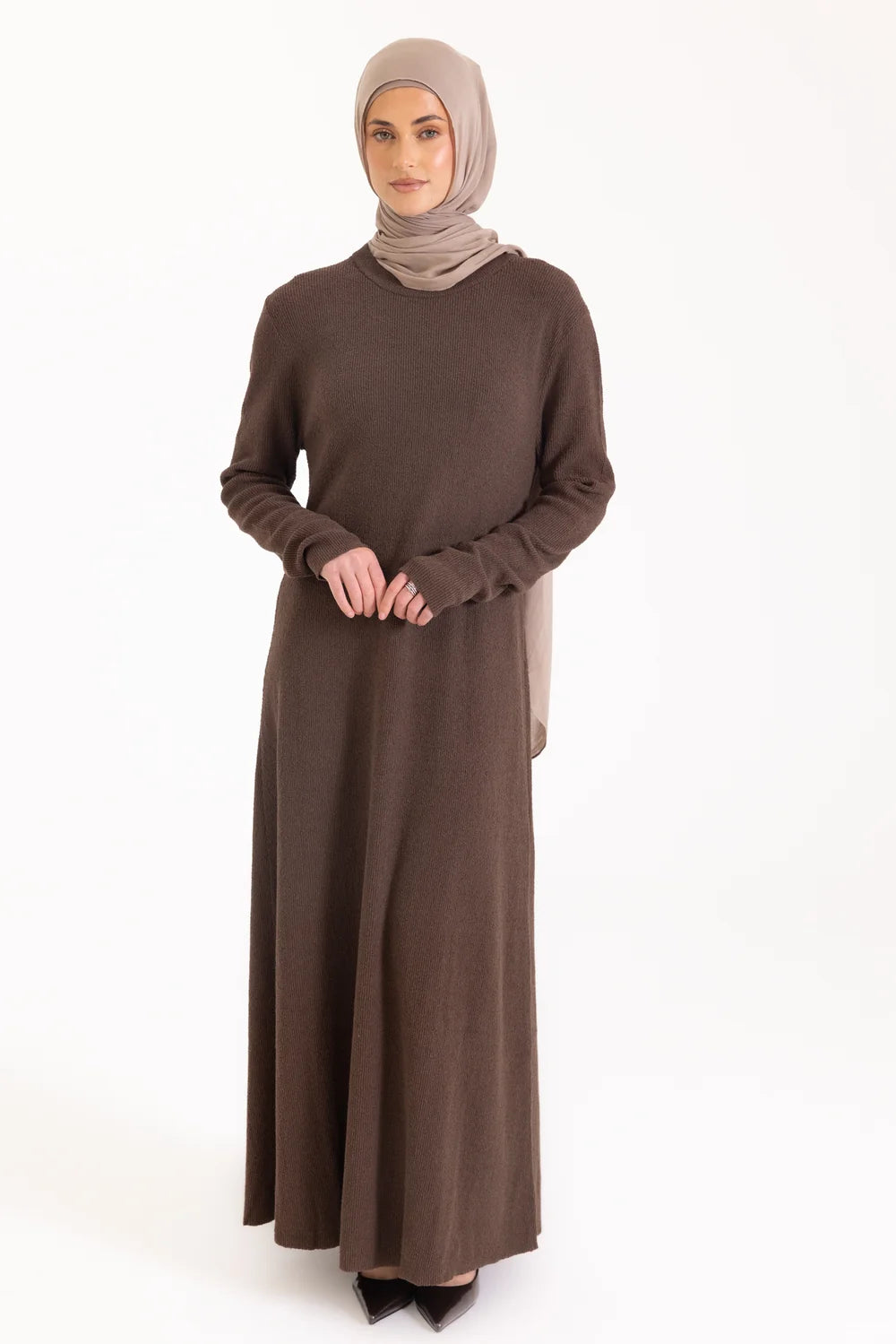 Robe Maxi Maille Texturée