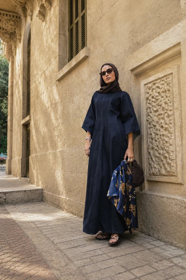 Robe en denim